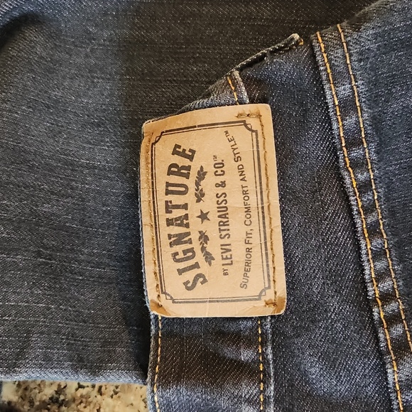 Signature Levi's Slim Straight Adjustable Waist Jeans - Picture 10 of 11